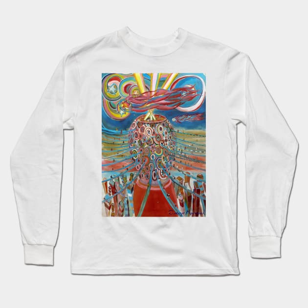 Fantastic tower Long Sleeve T-Shirt by diegomanuel